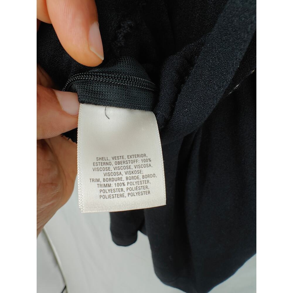 Elevenses Anthropologie Shorts 6 Black Boho Bohemian Western Flowy Pockets - Picture 5 of 10